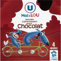 Crème dessert saveur chocolat