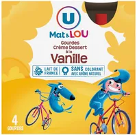 Crème dessert vanille 4x85g