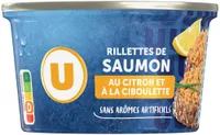 Rillettes de saumon citron et ciboulette boîte de 125g