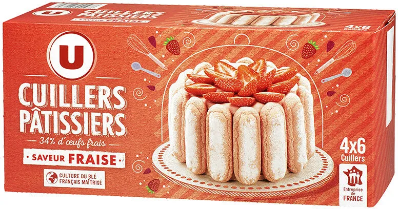 Cuillers pâtissiers fraise