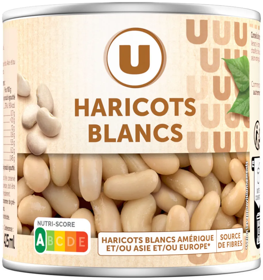 Haricots blancs préparés - Boîte 250g