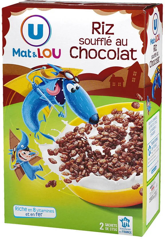 Riz soufflé enrobé de chocolat