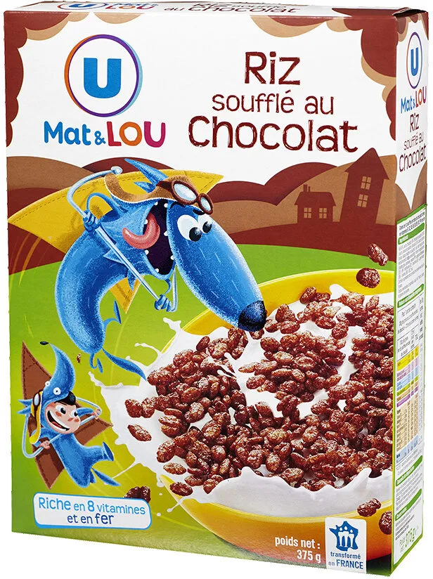 Riz soufflé enrobé de chocolat