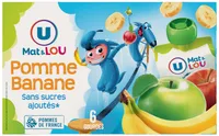 Gourdes pomme-banane sans sucre ajouté 6X90g
