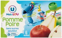 Gourdes à la pomme et à la poire sans sucre ajouté 6x90g