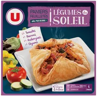 Paniers feuilletés aux légumes du soleil - 4x100g