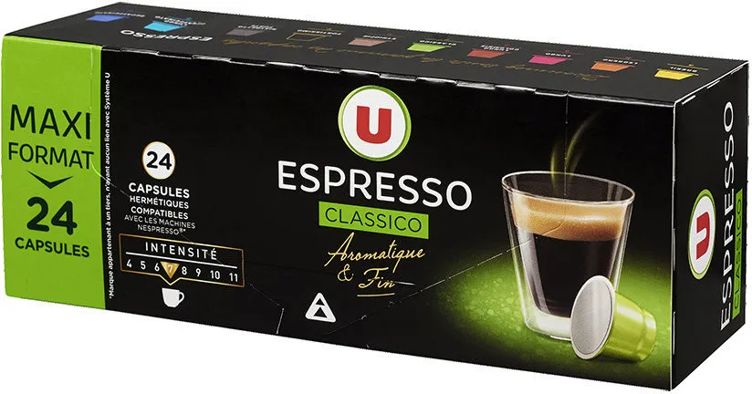 Café torréfié et moulu espresso classico