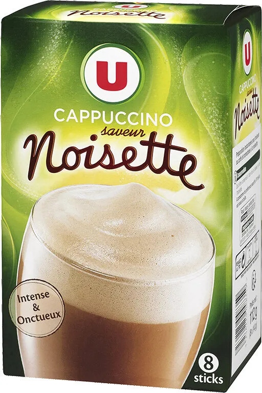 Préparation instantanée pour boisson au café et aromatisée à la noisette