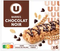 Barre de Céréales riz et blé complet chocolat x6 - 126g