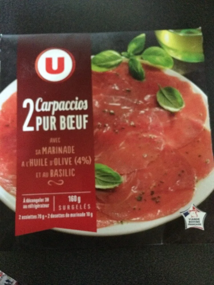 Carpaccios pur boeuf