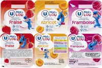 Mousse au fromage frais sucré aux fruits - 6x74g