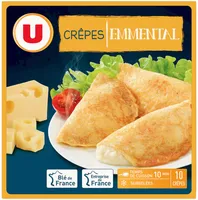 Crêpes emmental 10 unités, 500g