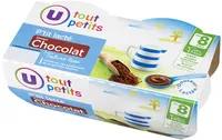 P'tit lacté saveur chocolat dès 8 mois,