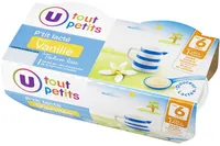 P'tit lacté saveur vanille dès 6 mois,
