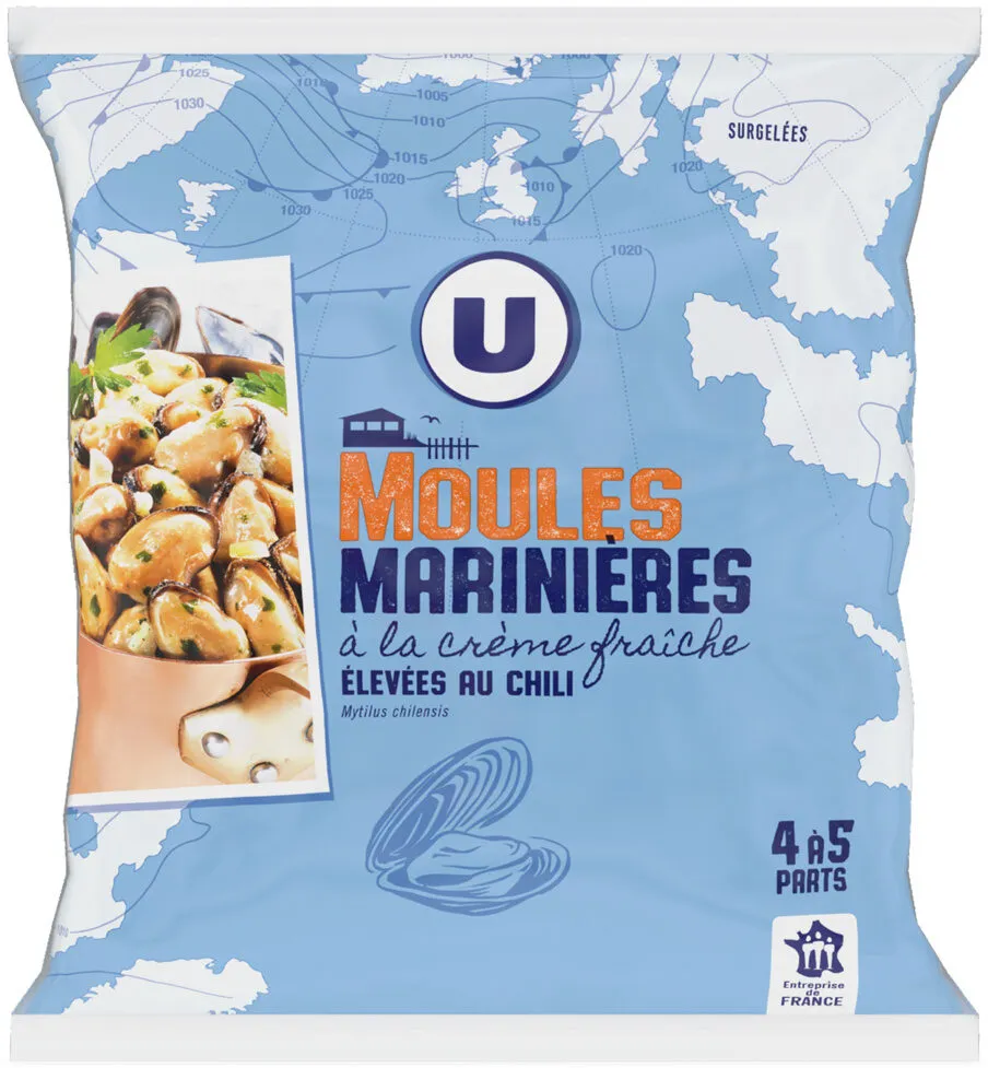 Moules marinières à la crème fraîche 400g