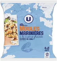 Moules marinières à la crème fraîche 400g