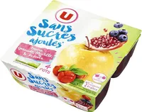 Purée de pomme grenade myrtille sans sucres ajoutés