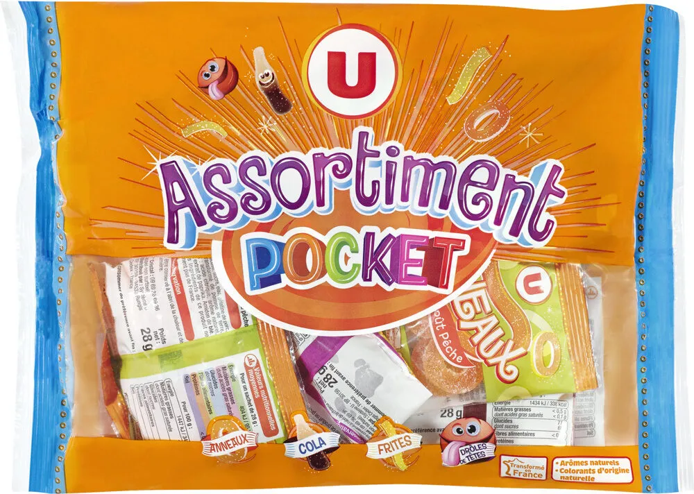 Assortiment de bonbons gélifiés acides