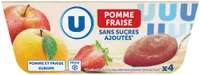 Dessert fruitier sans sucres ajoutés pomme fraise 4x100g
