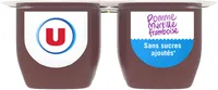 Purée pommes myrtille framboise sans sucres ajoutés 4 pots de 100g