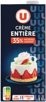 Crème UHT liquide entière 35%MG - Brique 1L