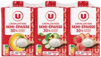 Crème semi-épaisse, 30%MG, Brique 3x20cl