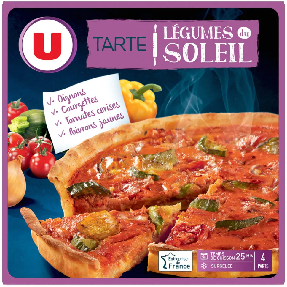 Tarte aux légumes du soleil 400g