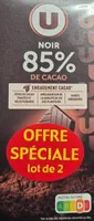 Chocolat noir dégustation 85%, tablette 2x100g