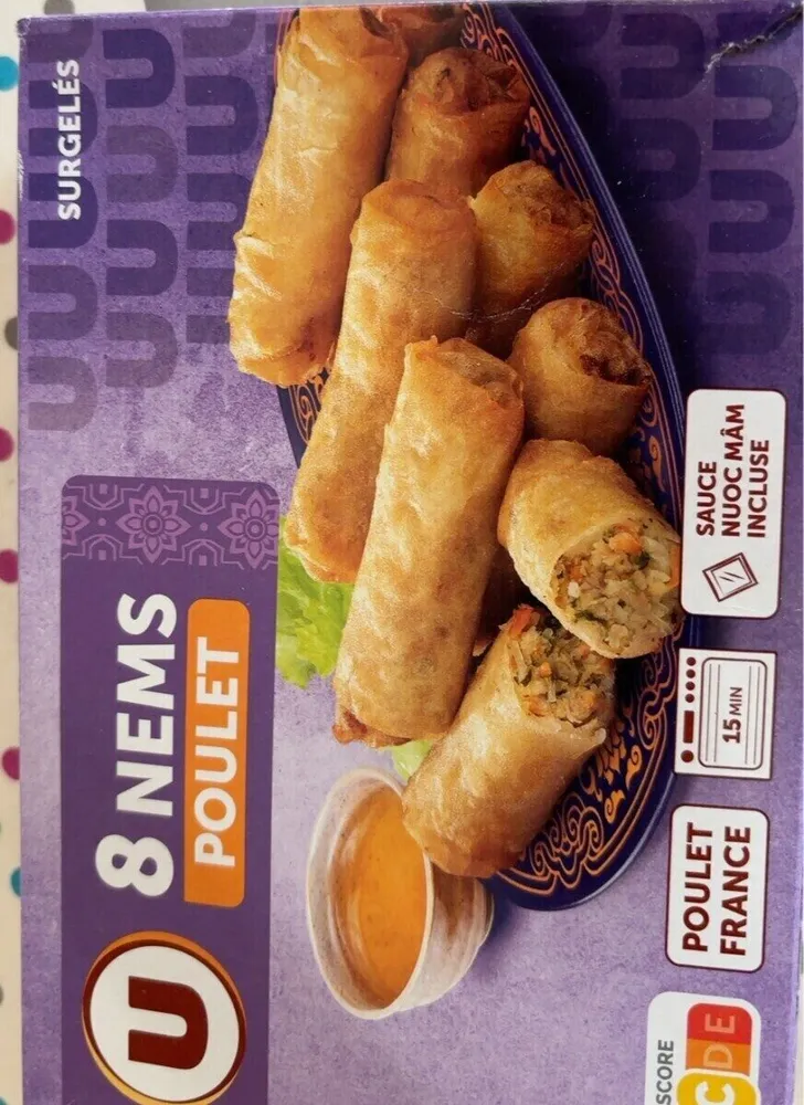 Nem poulet surgelé