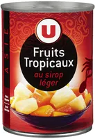 Mélange de fruits tropicaux au sirop léger