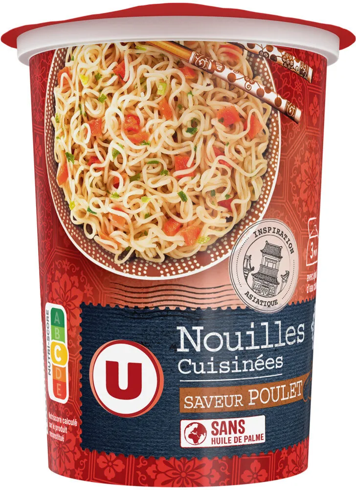 Nouilles cuisinées cup saveur poulet 70g