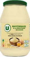 Mayonnaise à la moutarde de Dijon sans colorant bocal 470g