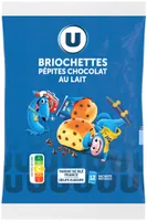 Briochettes pépites de chocolat lait - x12 - 420G