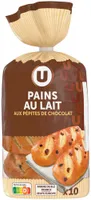 Pains au lait aux pépites de chocolat au lait 10x350g