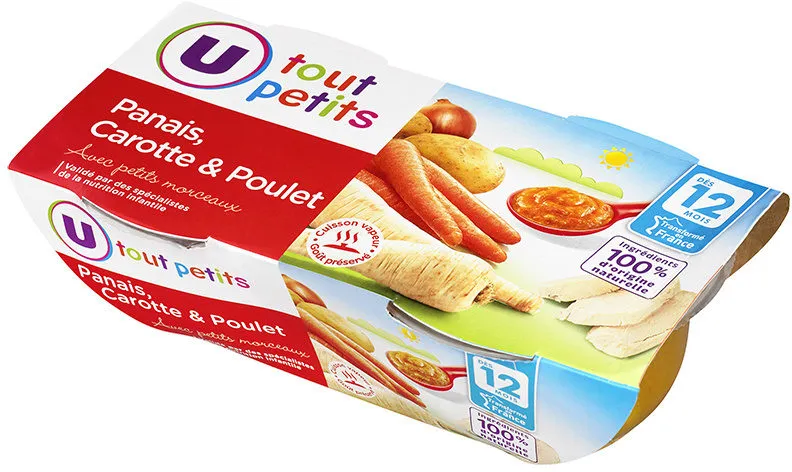 Bols panais-carotte & poulet dès 12 mois