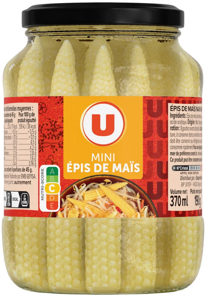 Mini épis de maïs 190g