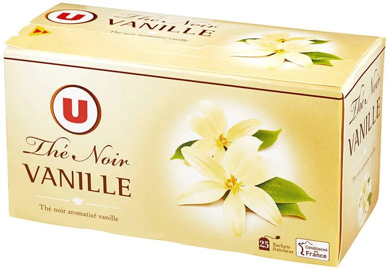 Thé noir aromatisé vanille