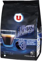 Café torréfié et moulu expresso décaffeinato