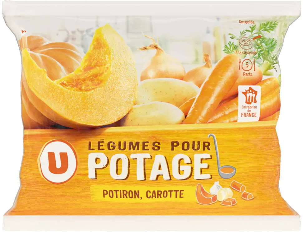 Mélange de carotte et potiron pour potage 1kg