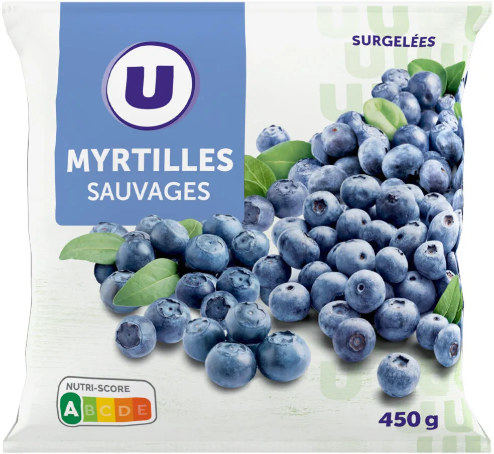 Myrtilles sauvages douces & sucrées - 450g