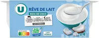 Dessert lacté Rêve de lait noix de coco 4x125g