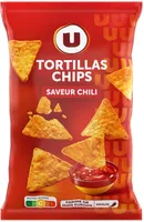 Tortilla chips goût chili paquet de 150g