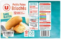 Petits pains briochés sans gluten 200g