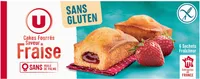 Cakes fourrés saveur fraises sans gluten 210g