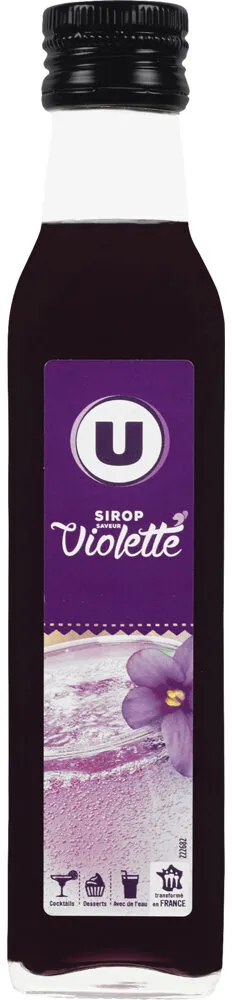 Sirop saveur violette