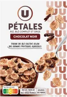 Pétales riz, blé complet et orge Chocolat Noir