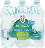 Eau pétillante pauvre en sodium