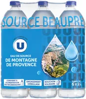 Eau de source de montagne Provence 6x1 litre