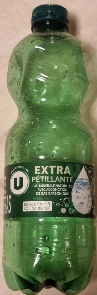 Eau minérale extra pétillante