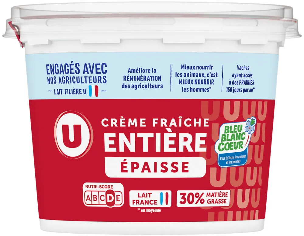 Crème fraîche épaisse 30%mg BBC, 450G
